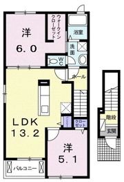サンシャインAの間取り画像
