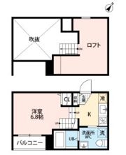 グランソレイユ竹下駅前の間取り画像
