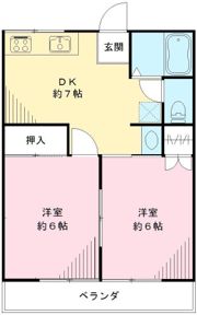 シティハイムメモワール Bの間取り画像