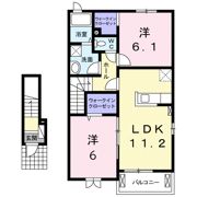 エスポワールの間取り画像