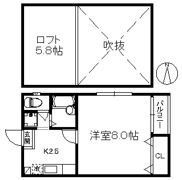 ポラリス室見西の間取り画像