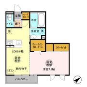 クレセントⅢの間取り画像