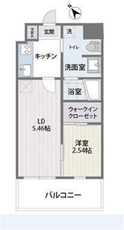 グランフォーレ薬院南の間取り画像