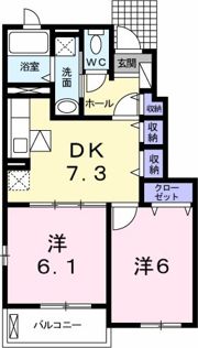 セルヴァ・カルム Aの間取り画像