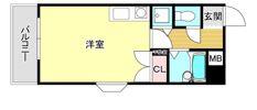 クレアトール百道の間取り画像