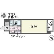 ソレアード薬院の間取り画像