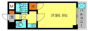 マンションキャッスルの間取り画像