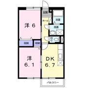 グランデール樋口Bの間取り画像