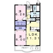 ラフィーネ甲府の間取り画像