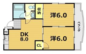アネックス桃山の間取り画像
