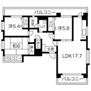 ジニアス皐月の間取り画像