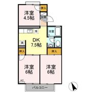 ボンセジュール企救丘 B棟の間取り画像