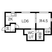 J`sCOURT東札幌の間取り画像