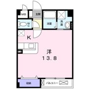 scops府庁前の間取り画像