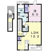 トイロハイツ藤Ⅰの間取り画像