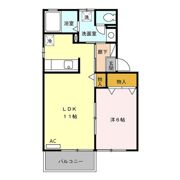 エスポワールNの間取り画像