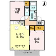 ルピナK･S ABCの間取り画像