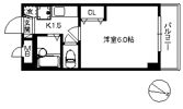 ガーデンパレス西新の間取り画像