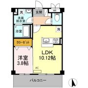 ドミール中央の間取り画像