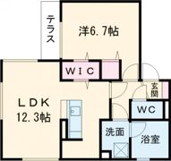 Dｰroom桂西口の間取り画像