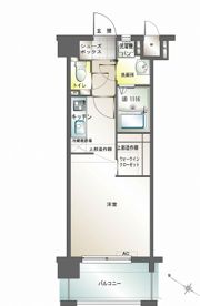 エンクレスト渡辺通南の間取り画像