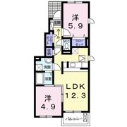 シャルマン オーブの間取り画像