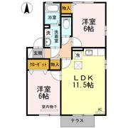 コーポKAIUN ABの間取り画像