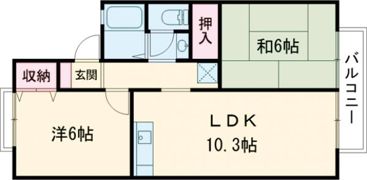 ウェストヴューの間取り画像