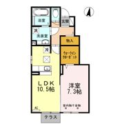 ジャルダン Bの間取り画像