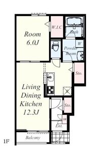 グリュックハイムの間取り画像