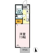 ハイツミナガワⅡの間取り画像
