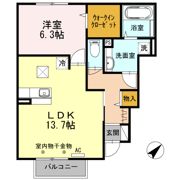 ヴィープル Bの間取り画像