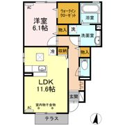 ヴァンフィール Aの間取り画像