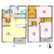 ドエルコート里吉 Cの間取り画像