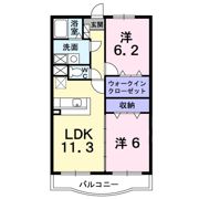 セントラルヒルズの間取り画像