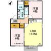 コーポタナカ ABの間取り画像