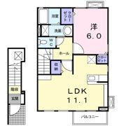 メゾンドサブレAの間取り画像