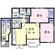 メゾン西河原Aの間取り画像