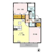 リビングタウン小笠原 Cの間取り画像