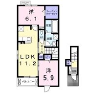 シェ モワ ココの間取り画像