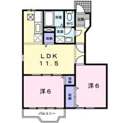 プルミエールⅡ Cの間取り画像