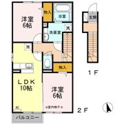 アパートメントコンブリオの間取り画像