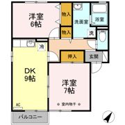 コーポタナカ ABの間取り画像