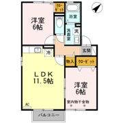 リトルマウントⅡの間取り画像
