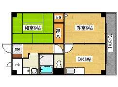 ラセーヌ桂の間取り画像
