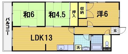 グリーンスカイ藤の間取り画像
