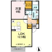 ブルー トレソールの間取り画像