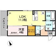 D-room都府楼前の間取り画像