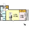 D-room下大利駅前の間取り画像