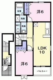 リヴ グレイスB棟の間取り画像